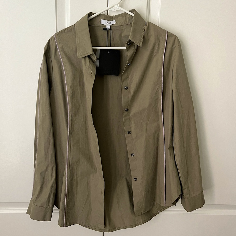 Twist Olive Green Shirt